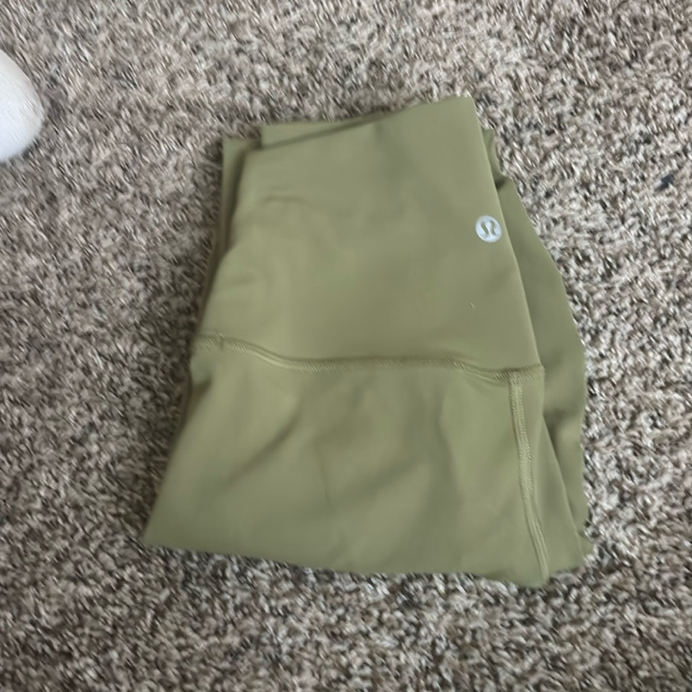 olive green align pants